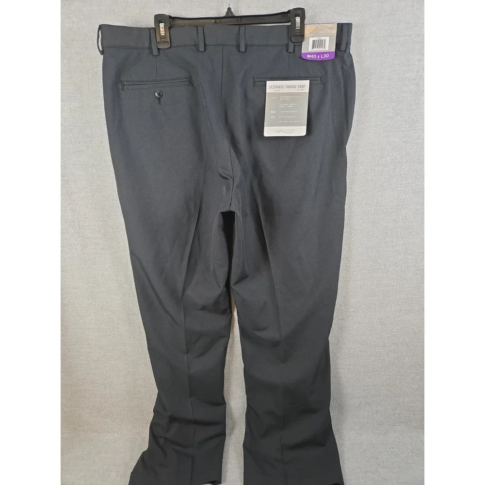 Greg Norman Ultimate Travel Pants 40x30 Luxury Performance Stretch Golf NEW